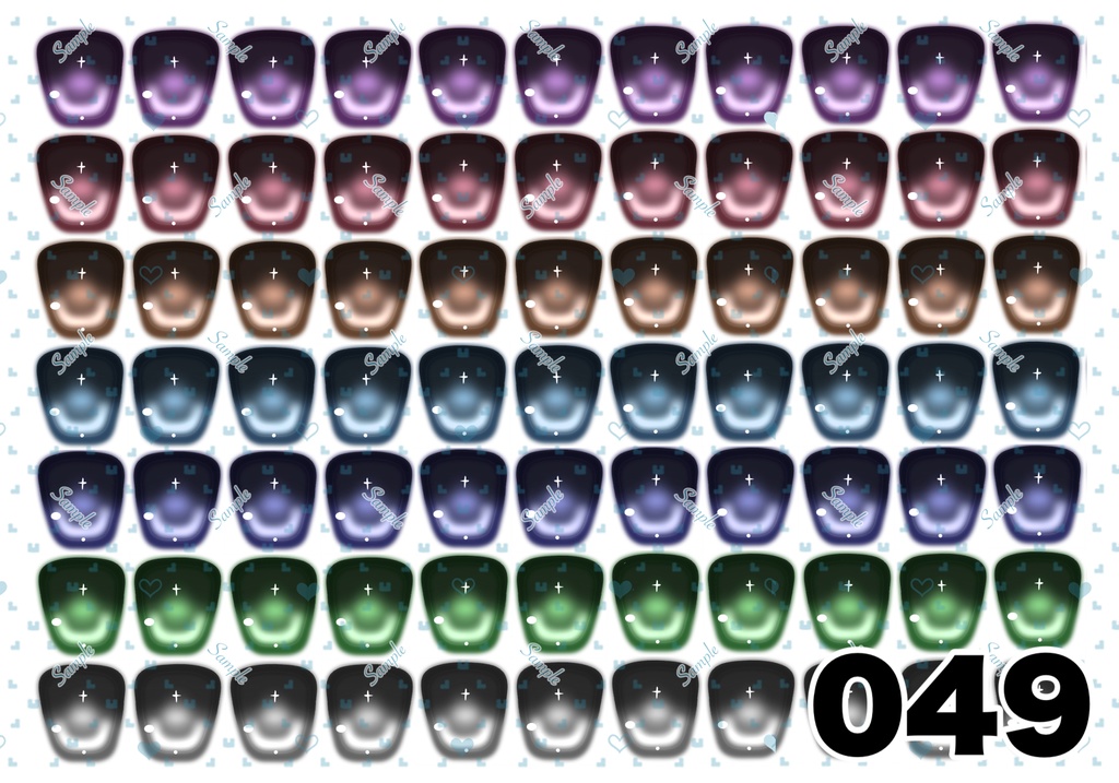 ⚠️規約更新⚠️【5/6更新】ドールアイ 虹彩データ L版サイズ