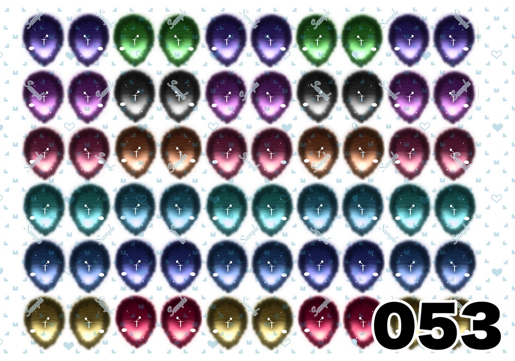 ⚠️規約更新⚠️【5/6更新】ドールアイ 虹彩データ L版サイズ