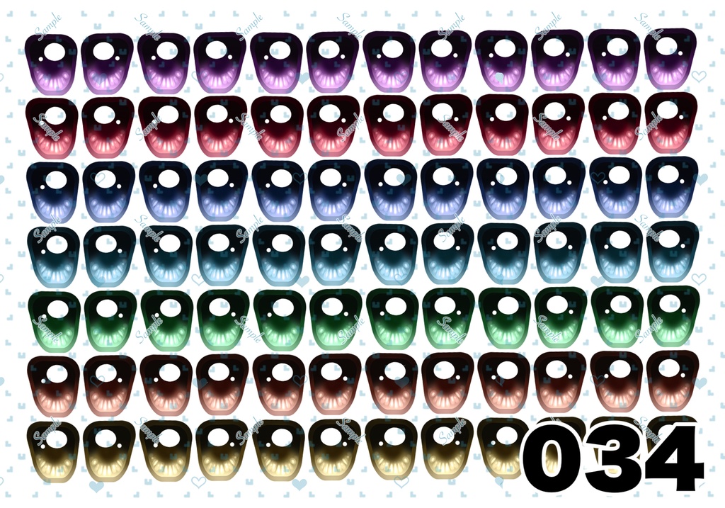 ⚠️規約更新⚠️【5/6更新】ドールアイ 虹彩データ L版サイズ