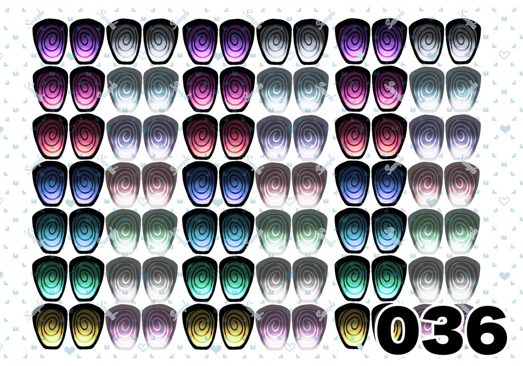 ⚠️規約更新⚠️【5/6更新】ドールアイ 虹彩データ L版サイズ