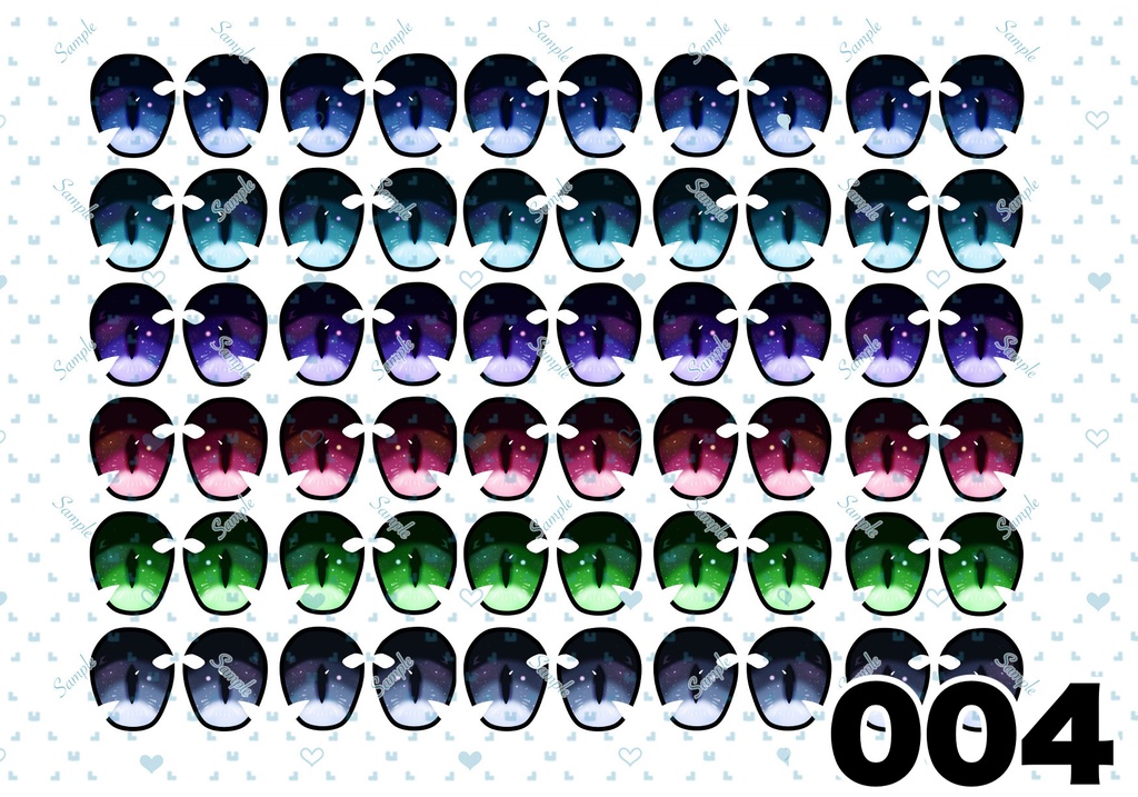 ⚠️規約更新⚠️【5/6更新】ドールアイ 虹彩データ L版サイズ