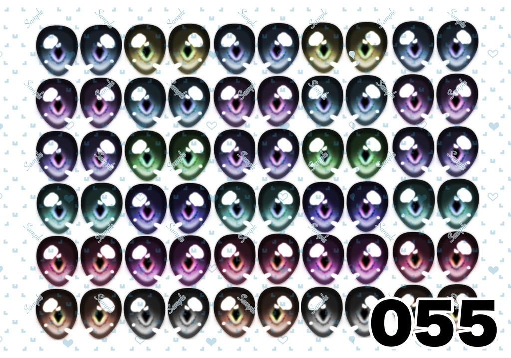 ⚠️規約更新⚠️【5/6更新】ドールアイ 虹彩データ L版サイズ