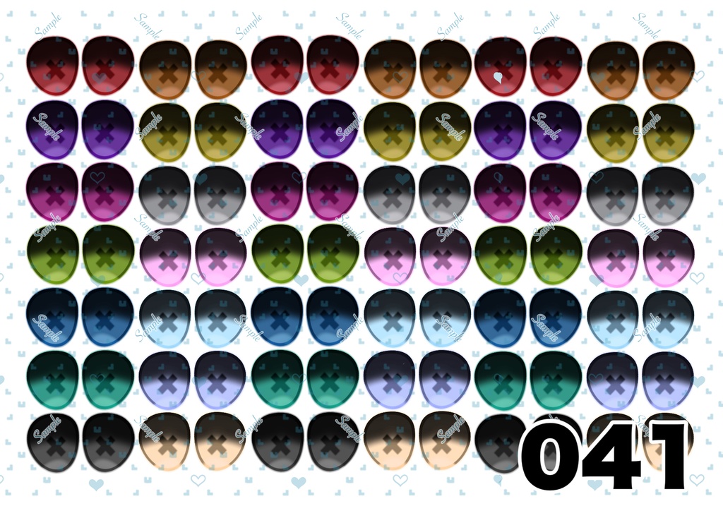 ⚠️規約更新⚠️【5/6更新】ドールアイ 虹彩データ L版サイズ