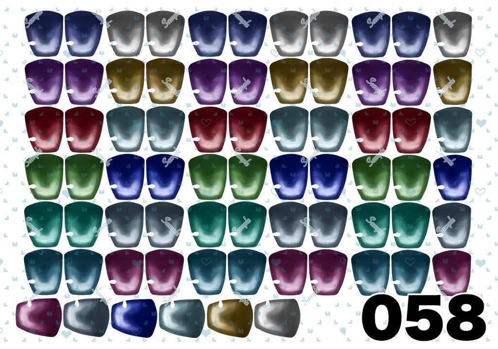 ⚠️規約更新⚠️【5/6更新】ドールアイ 虹彩データ L版サイズ