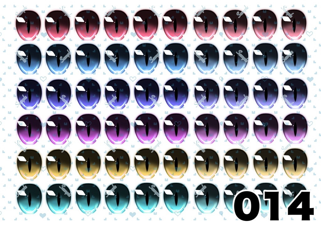 ⚠️規約更新⚠️【5/6更新】ドールアイ 虹彩データ L版サイズ