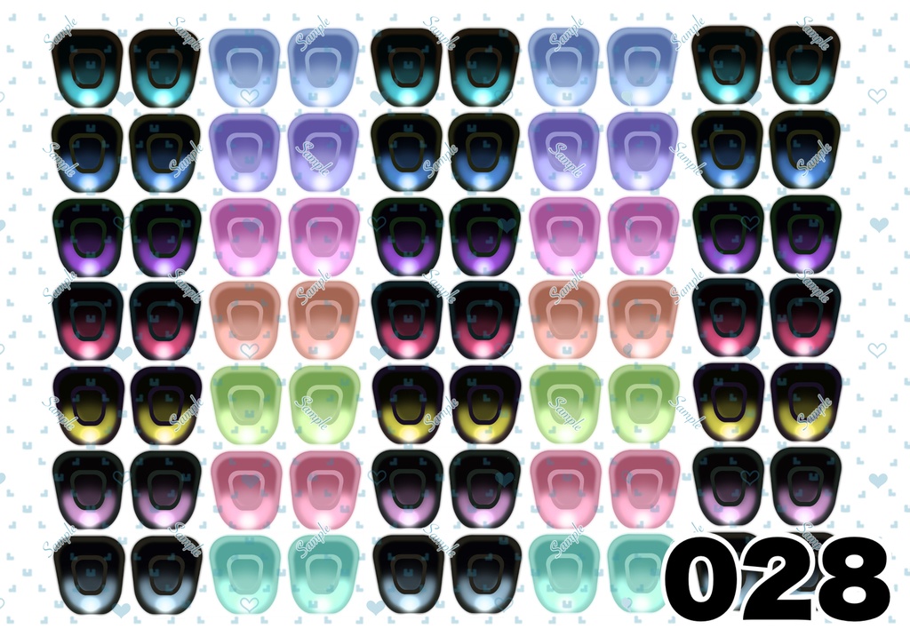 ⚠️規約更新⚠️【5/6更新】ドールアイ 虹彩データ L版サイズ