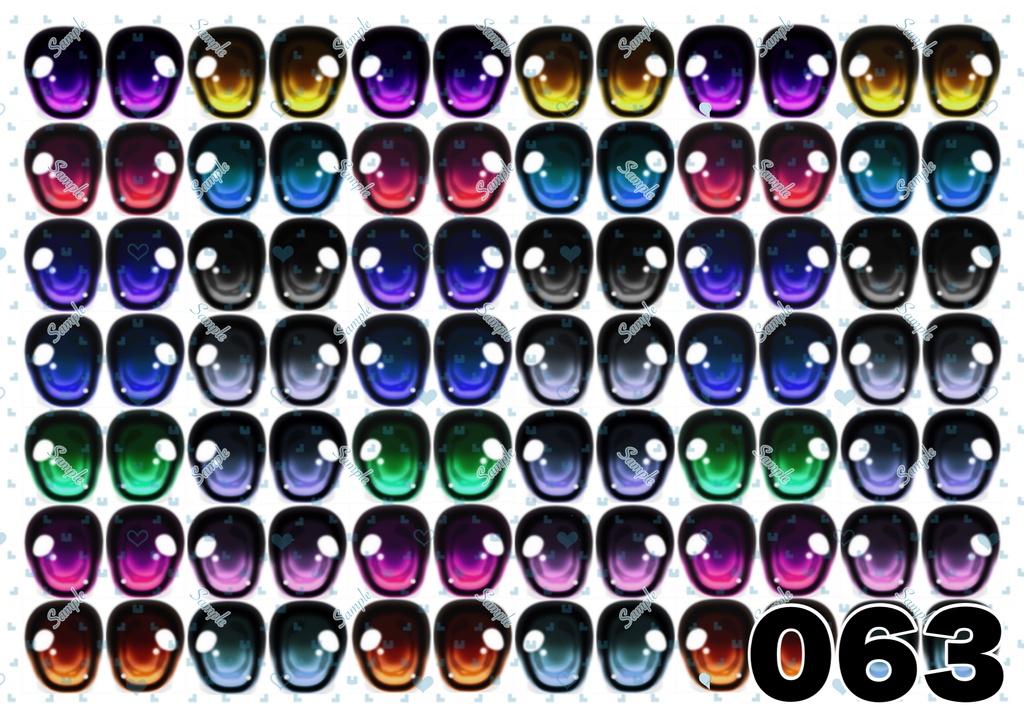 ⚠️規約更新⚠️【5/6更新】ドールアイ 虹彩データ L版サイズ