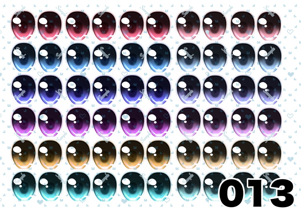 ⚠️規約更新⚠️【5/6更新】ドールアイ 虹彩データ L版サイズ