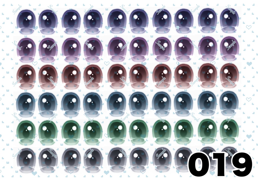 ⚠️規約更新⚠️【5/6更新】ドールアイ 虹彩データ L版サイズ