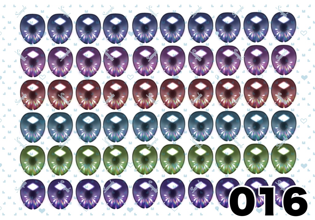 ⚠️規約更新⚠️【5/6更新】ドールアイ 虹彩データ L版サイズ