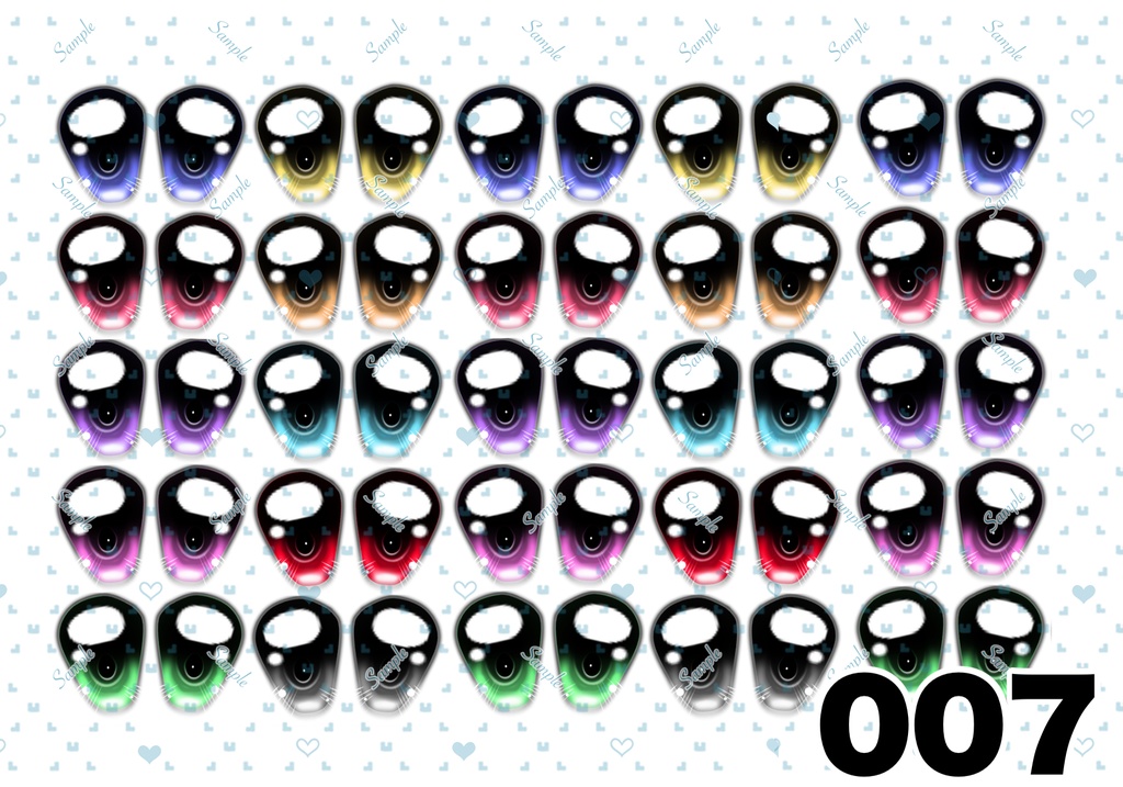 ⚠️規約更新⚠️【5/6更新】ドールアイ 虹彩データ L版サイズ