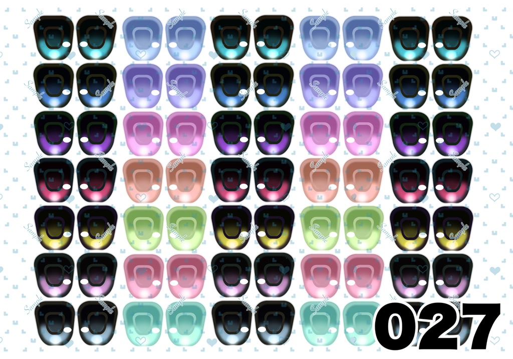 ⚠️規約更新⚠️【5/6更新】ドールアイ 虹彩データ L版サイズ