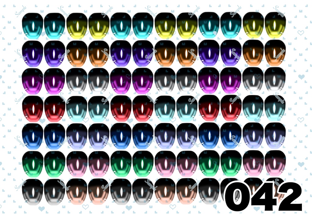 ⚠️規約更新⚠️【5/6更新】ドールアイ 虹彩データ L版サイズ