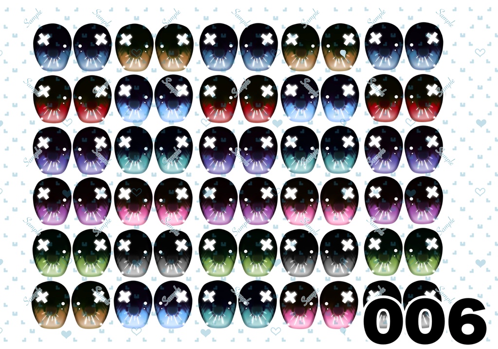 ⚠️規約更新⚠️【5/6更新】ドールアイ 虹彩データ L版サイズ