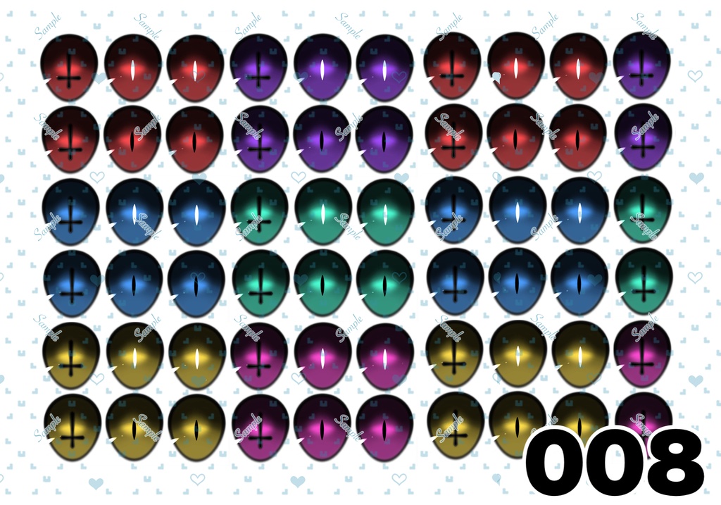 ⚠️規約更新⚠️【5/6更新】ドールアイ 虹彩データ L版サイズ