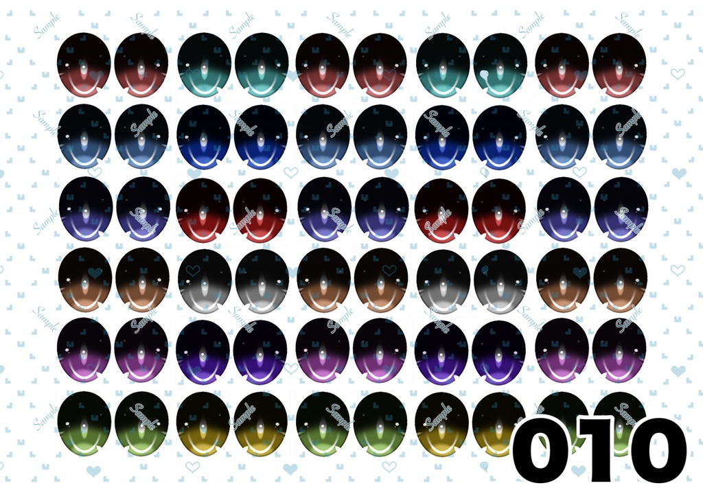 ⚠️規約更新⚠️【5/6更新】ドールアイ 虹彩データ L版サイズ