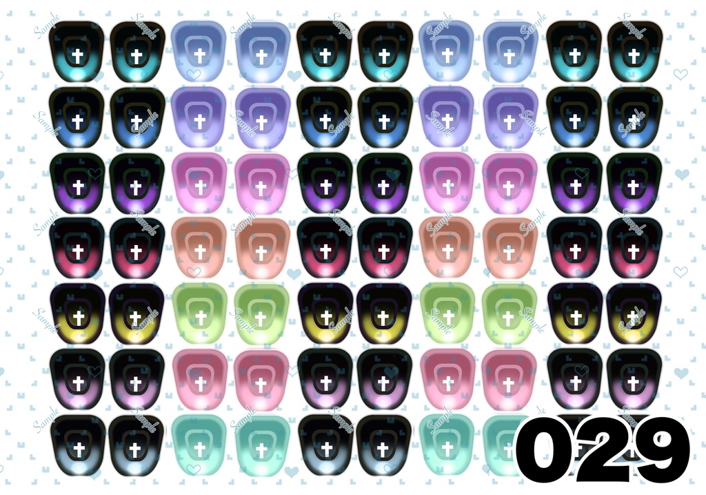 ⚠️規約更新⚠️【5/6更新】ドールアイ 虹彩データ L版サイズ