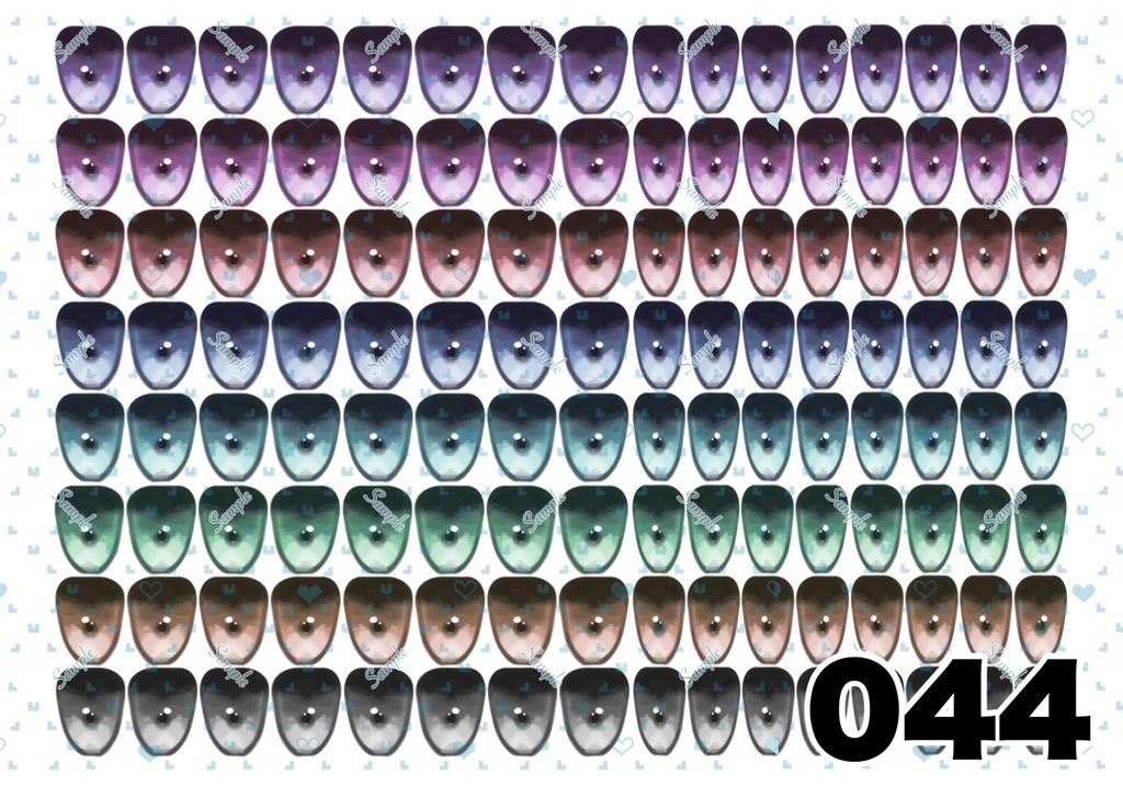 ⚠️規約更新⚠️【5/6更新】ドールアイ 虹彩データ L版サイズ