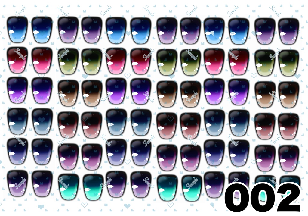 ⚠️規約更新⚠️【5/6更新】ドールアイ 虹彩データ L版サイズ