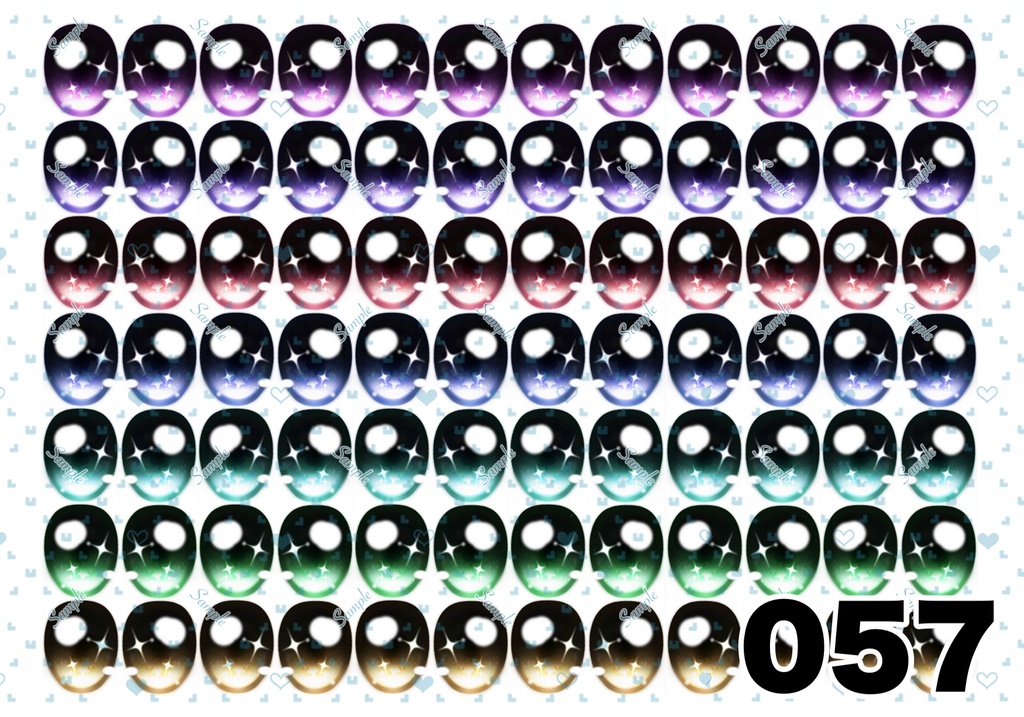 ⚠️規約更新⚠️【5/6更新】ドールアイ 虹彩データ L版サイズ