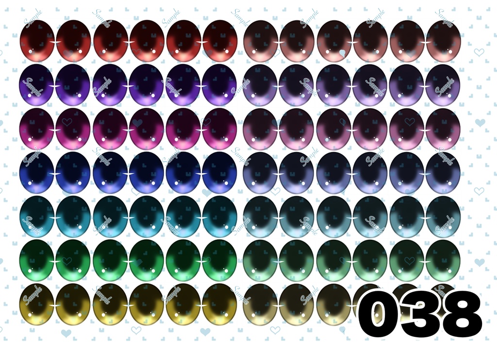 ⚠️規約更新⚠️【5/6更新】ドールアイ 虹彩データ L版サイズ