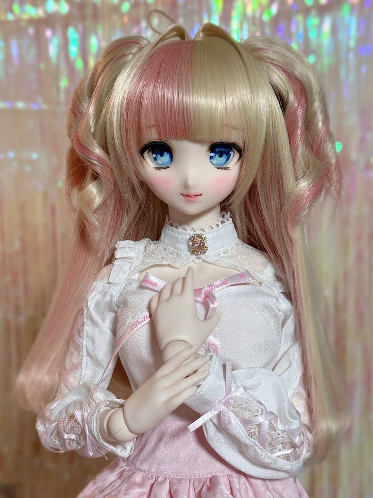 8~9インチ即納ウィッグ【インテークツインロール】MDD.DD.SDサイズ ドールウィッグ