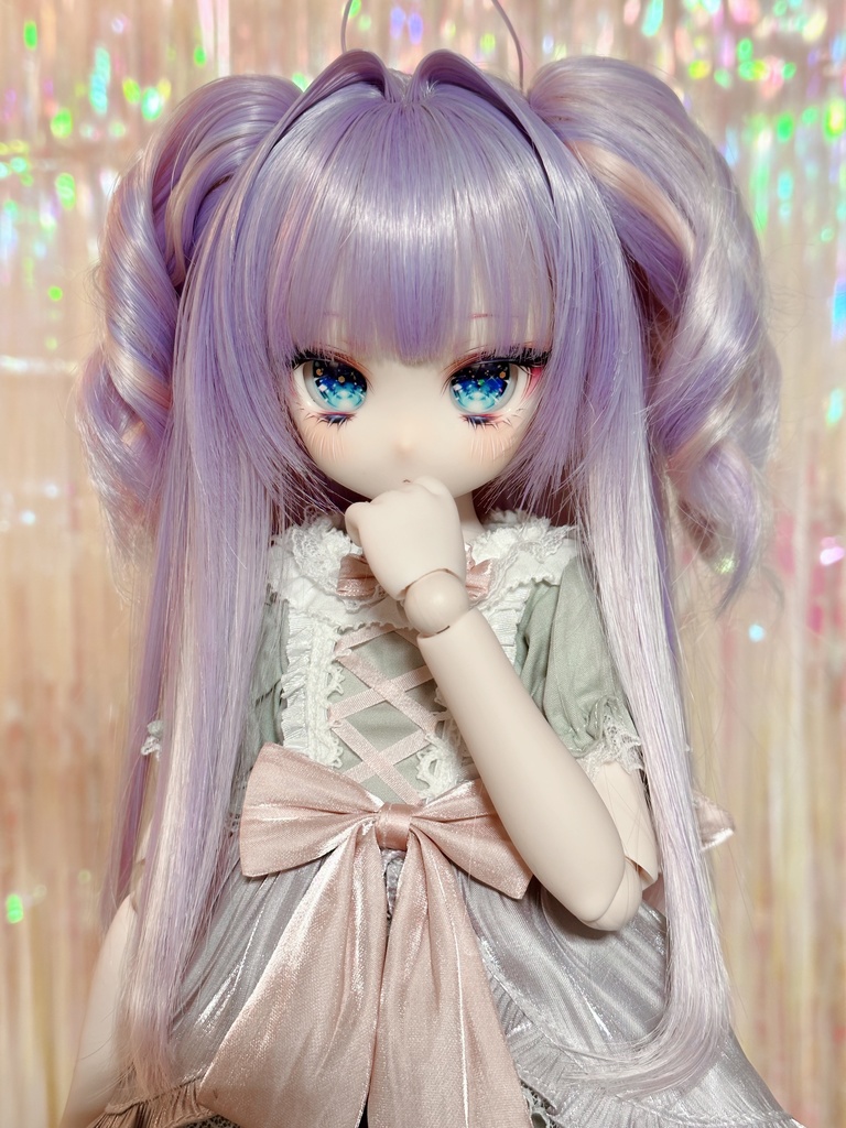 8~9インチ即納ウィッグ【インテークツインロール】MDD.DD.SDサイズ ドールウィッグ