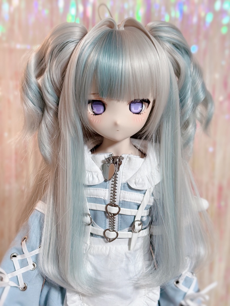 8~9インチ即納ウィッグ【インテークツインロール】MDD.DD.SDサイズ ドールウィッグ