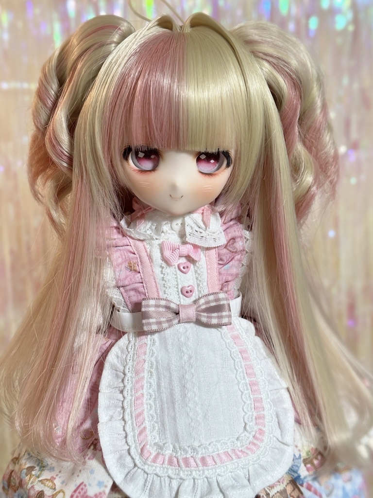8~9インチ即納ウィッグ【インテークツインロール】MDD.DD.SDサイズ ドールウィッグ