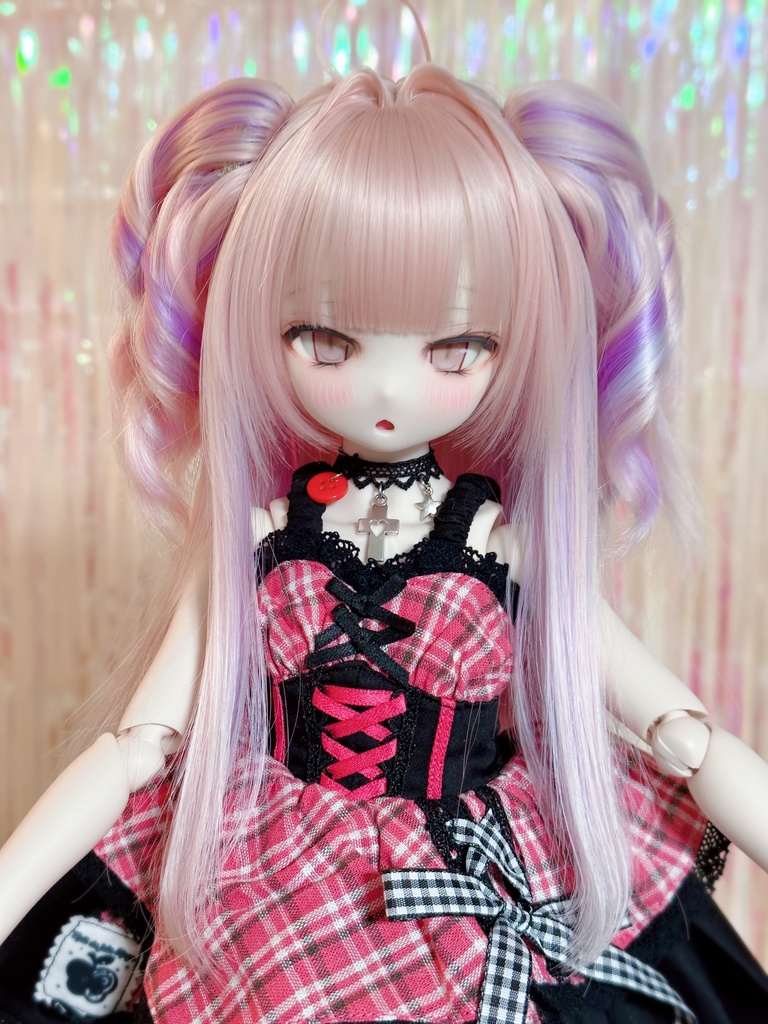 8~9インチ即納ウィッグ【インテークツインロール】MDD.DD.SDサイズ ドールウィッグ
