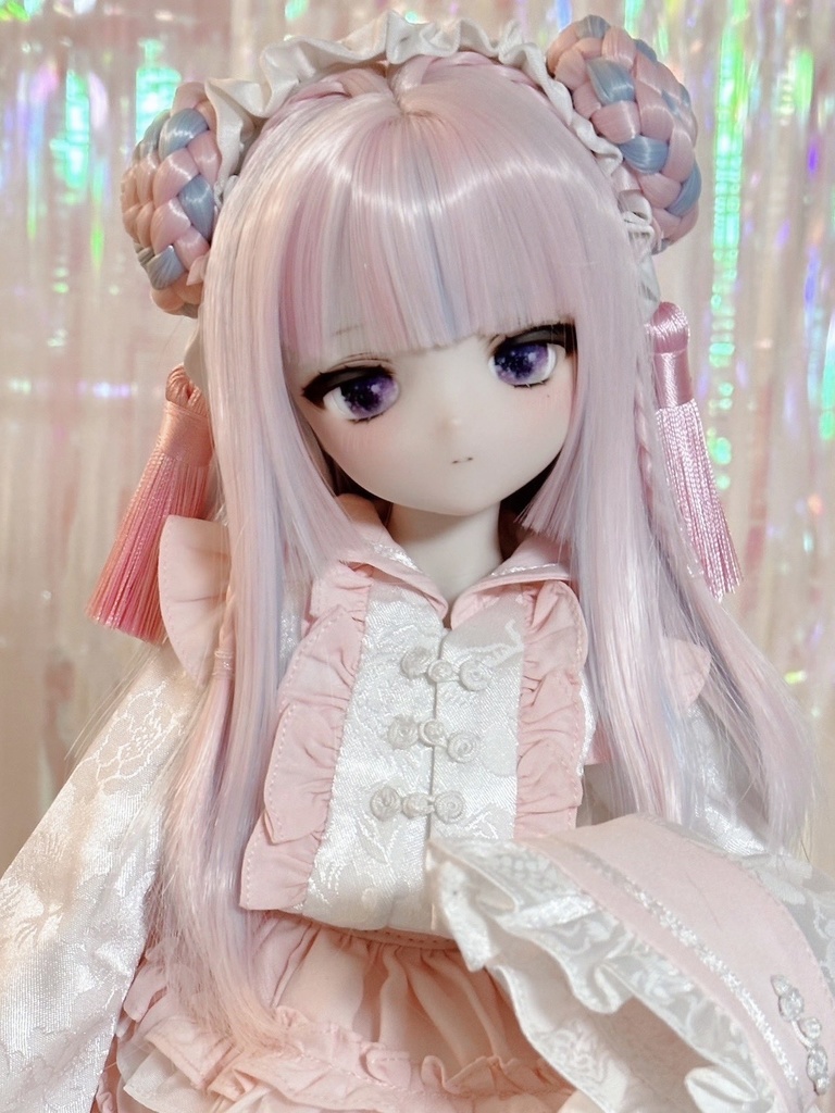 8~9インチ即納ウィッグ【おちゃいな姫カット】MDD.DD.SDサイズ ドールウィッグ