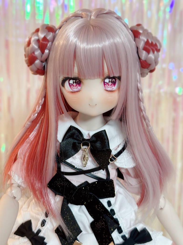 8~9インチ即納ウィッグ【おちゃいな姫カット】MDD.DD.SDサイズ ドールウィッグ
