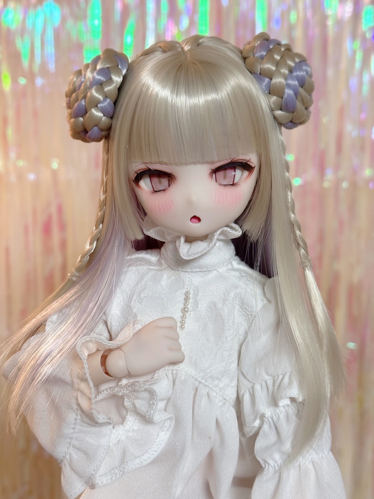 8~9インチ即納ウィッグ【おちゃいな姫カット】MDD.DD.SDサイズ ドールウィッグ