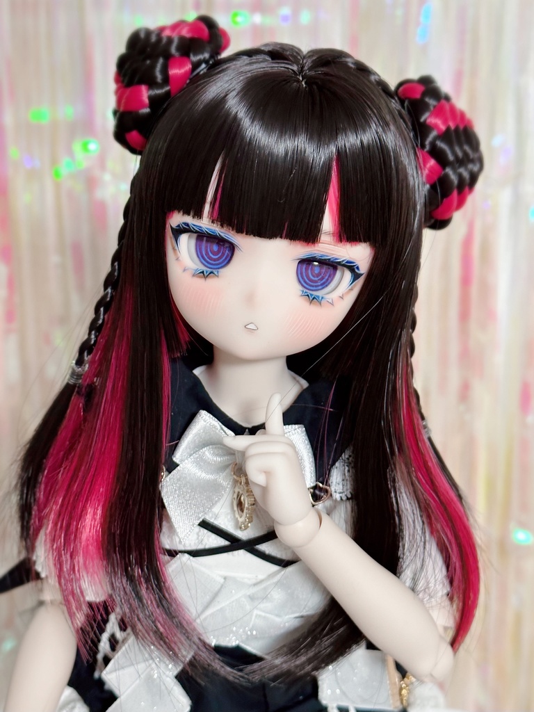 8~9インチ即納ウィッグ【おちゃいな姫カット】MDD.DD.SDサイズ ドールウィッグ