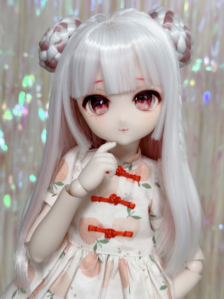 8~9インチ即納ウィッグ【おちゃいな姫カット】MDD.DD.SDサイズ ドールウィッグ