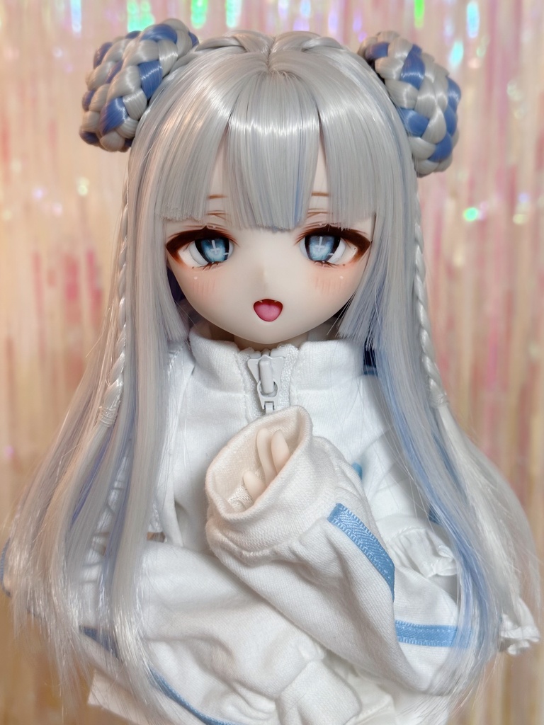 8~9インチ即納ウィッグ【おちゃいな姫カット】MDD.DD.SDサイズ ドールウィッグ