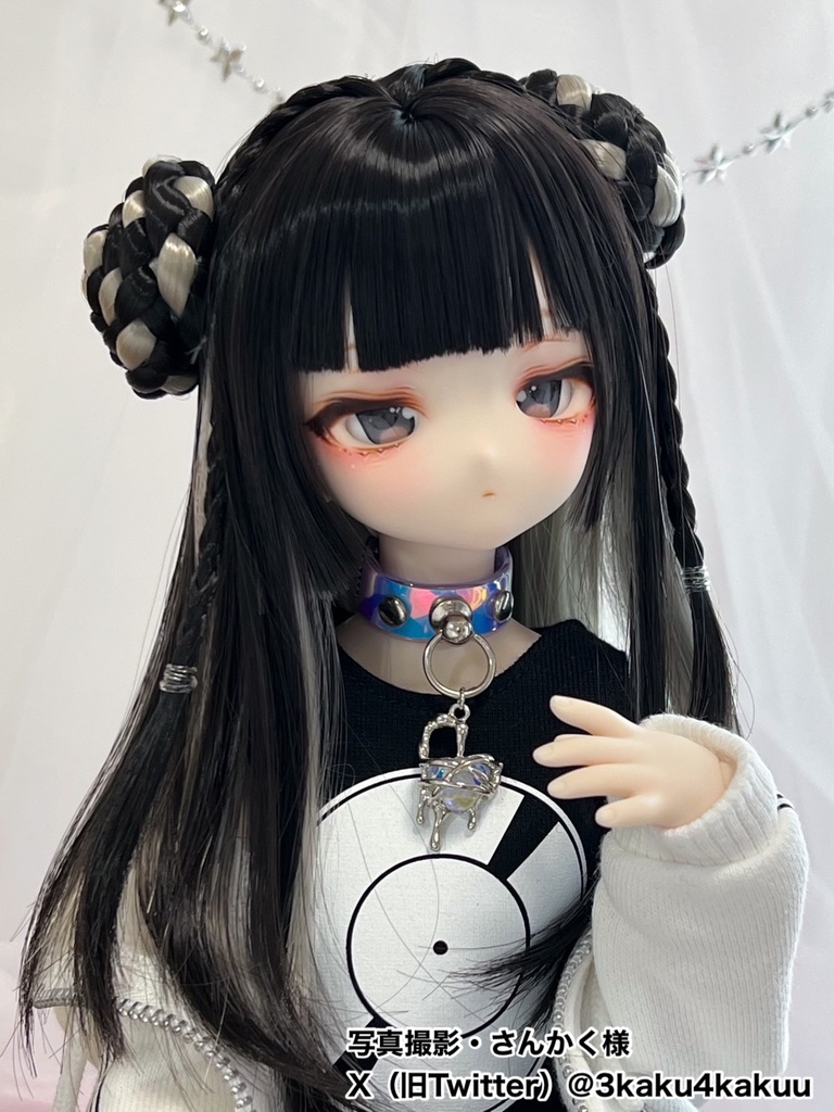8~9インチ即納ウィッグ【おちゃいな姫カット】MDD.DD.SDサイズ ドールウィッグ