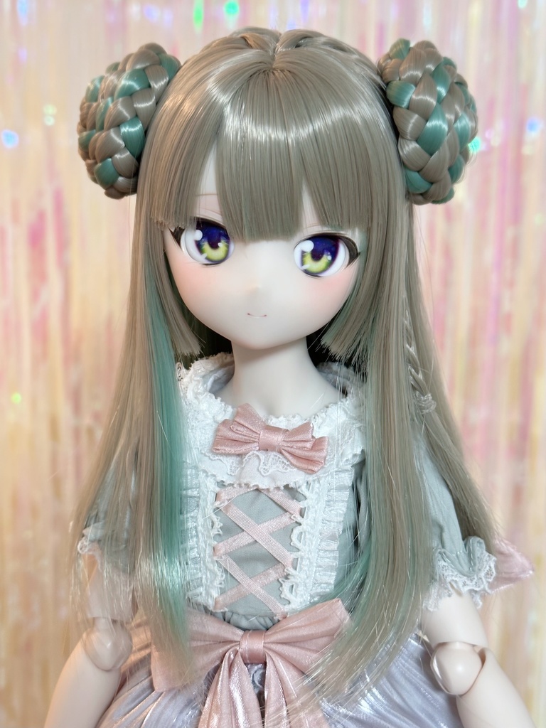 8~9インチ即納ウィッグ【おちゃいな姫カット】MDD.DD.SDサイズ ドールウィッグ