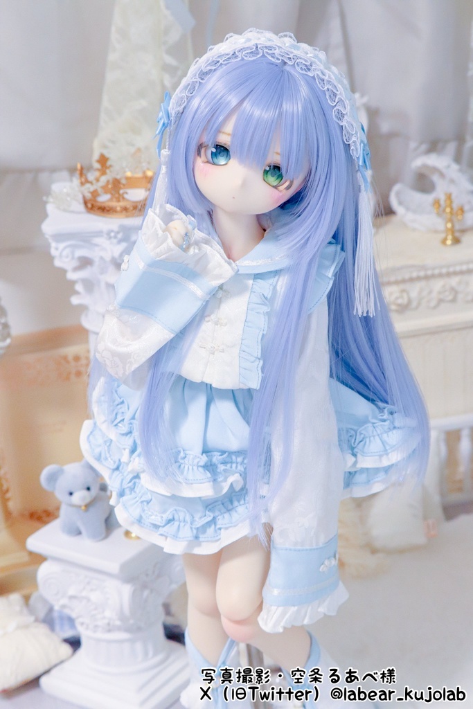 【売り切れ次第終了】ぴんく・みずいろ・くろ『おちゃいなセーラー』(1/4サイズ)