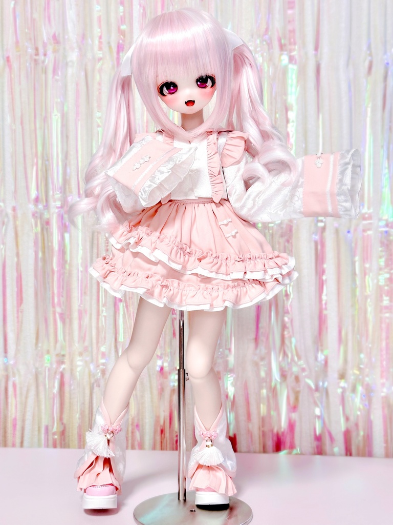 【売り切れ次第終了】ぴんく・みずいろ・くろ『おちゃいなセーラー』(1/4サイズ)