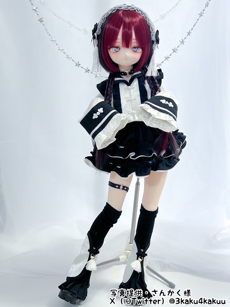 【売り切れ次第終了】ぴんく・みずいろ・くろ『おちゃいなセーラー』(1/4サイズ)