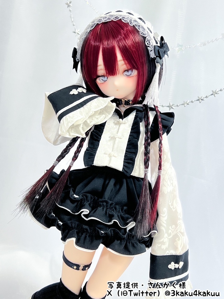 【売り切れ次第終了】ぴんく・みずいろ・くろ『おちゃいなセーラー』(1/4サイズ)