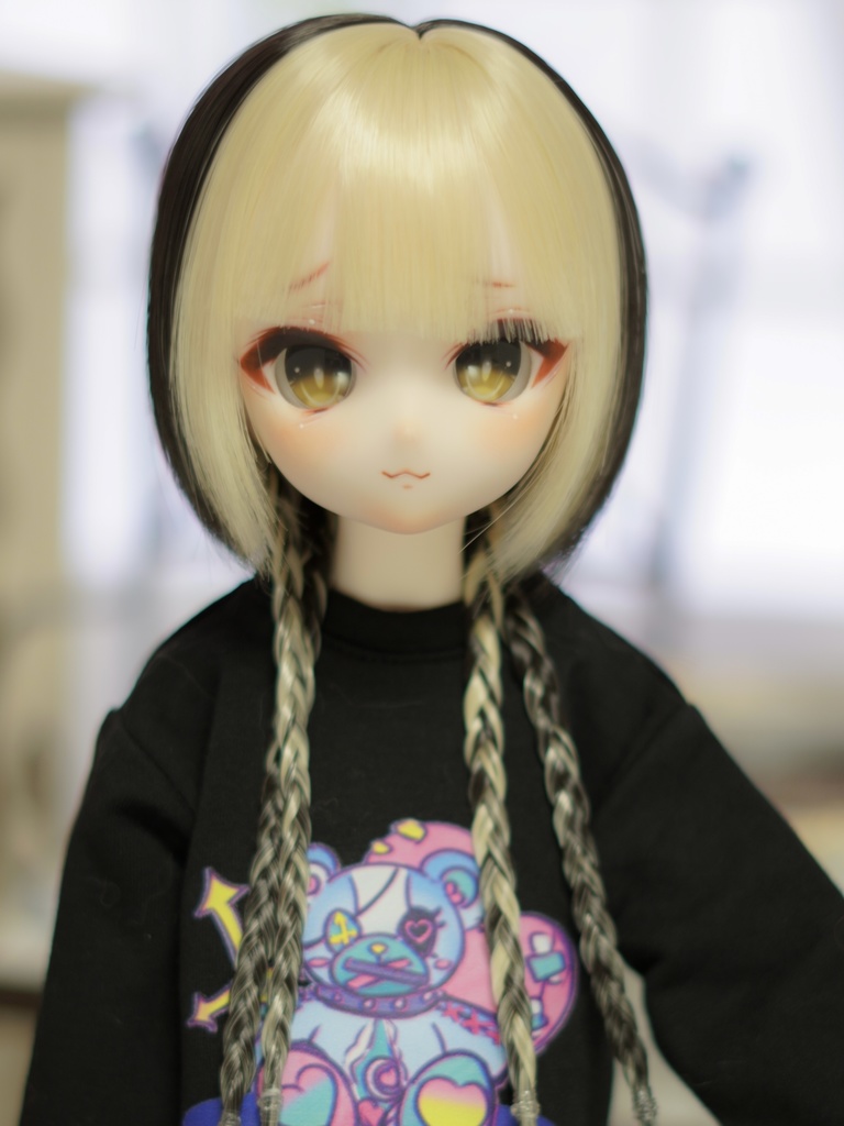 DDH-28 カスタムヘッド+アイ セミホワイト肌 ドルフィードリーム