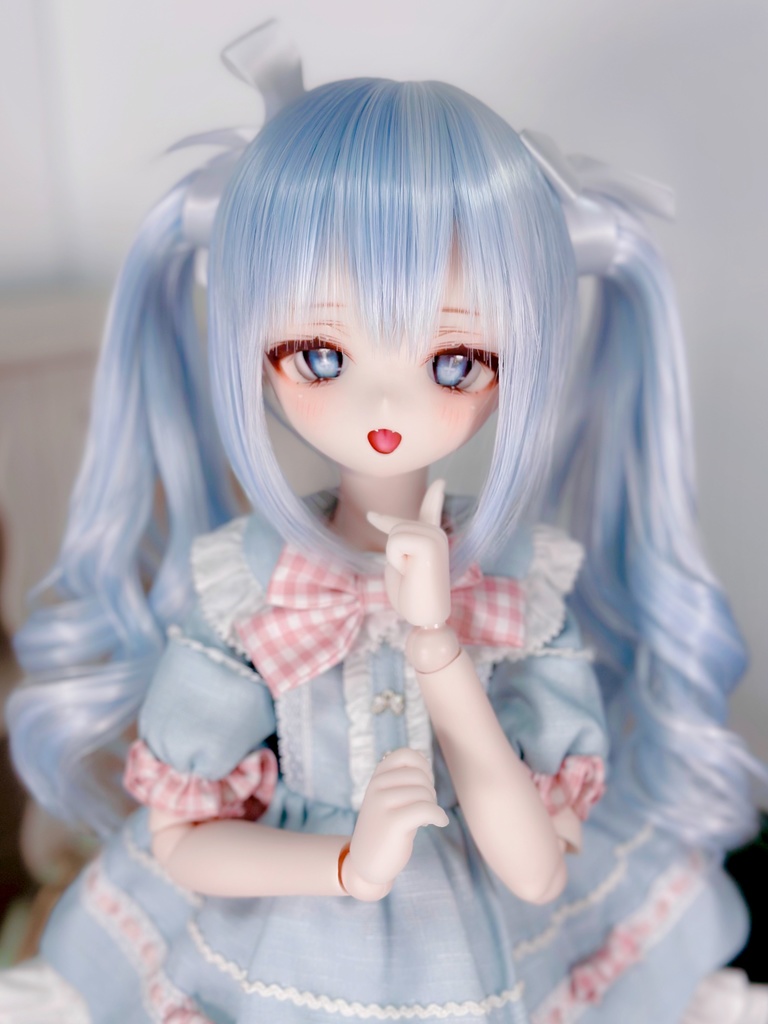 8~9インチ即納ウィッグ【シュガリーツイン】MDD.DD.SDサイズ ドールウィッグ