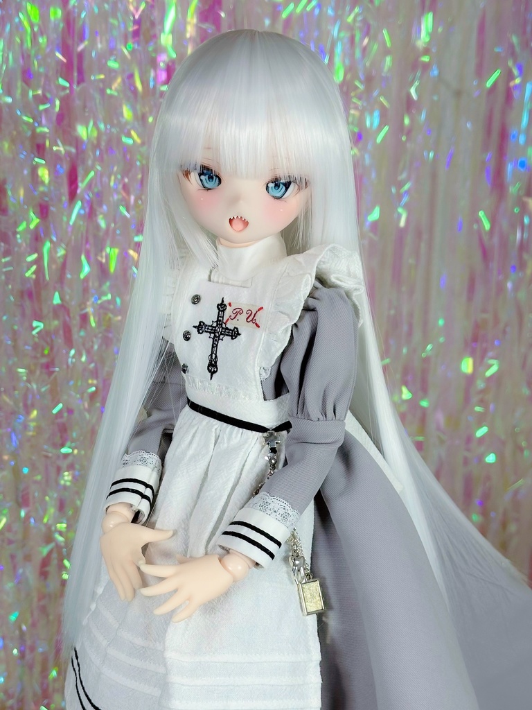【9/27(土)21時〜通販開始】 8~9インチ即納ウィッグ【ナチュラルシャギー姫カット】MDD.DD.SDサイズ ドールウィッグ