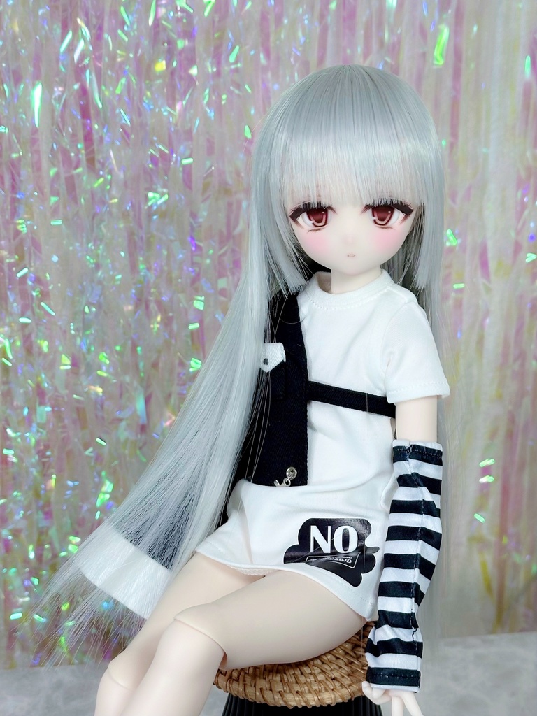 【9/27(土)21時〜通販開始】 8~9インチ即納ウィッグ【ナチュラルシャギー姫カット】MDD.DD.SDサイズ ドールウィッグ