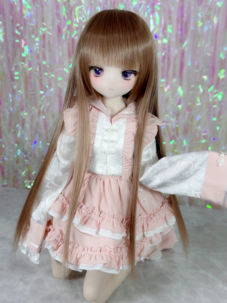 【9/27(土)21時〜通販開始】 8~9インチ即納ウィッグ【ナチュラルシャギー姫カット】MDD.DD.SDサイズ ドールウィッグ