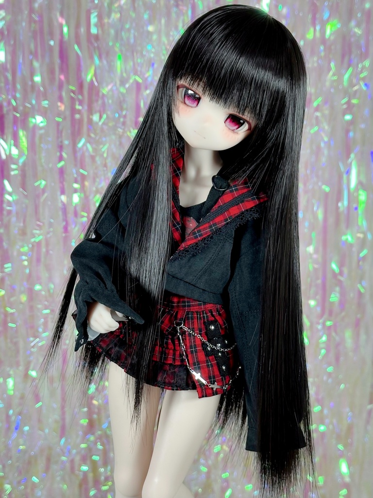 【9/27(土)21時〜通販開始】 8~9インチ即納ウィッグ【ナチュラルシャギー姫カット】MDD.DD.SDサイズ ドールウィッグ