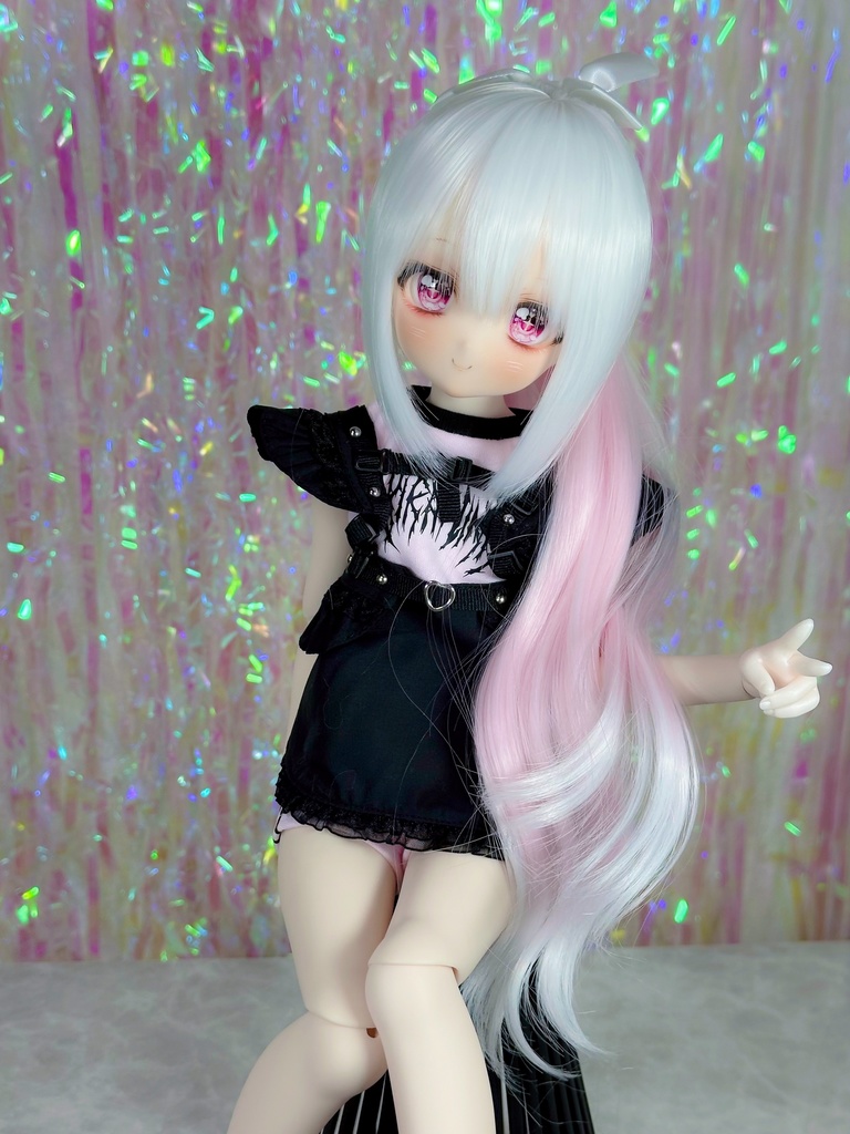 【9/27(土)21時〜通販開始】 8~9インチ即納ウィッグ【エアリーポニーテール】MDD.DD.SDサイズ ドールウィッグ