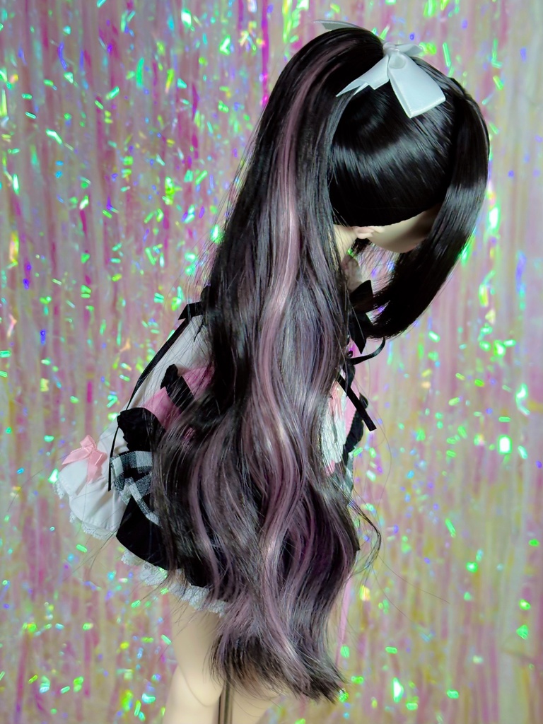 【9/27(土)21時〜通販開始】 8~9インチ即納ウィッグ【エアリーポニーテール】MDD.DD.SDサイズ ドールウィッグ